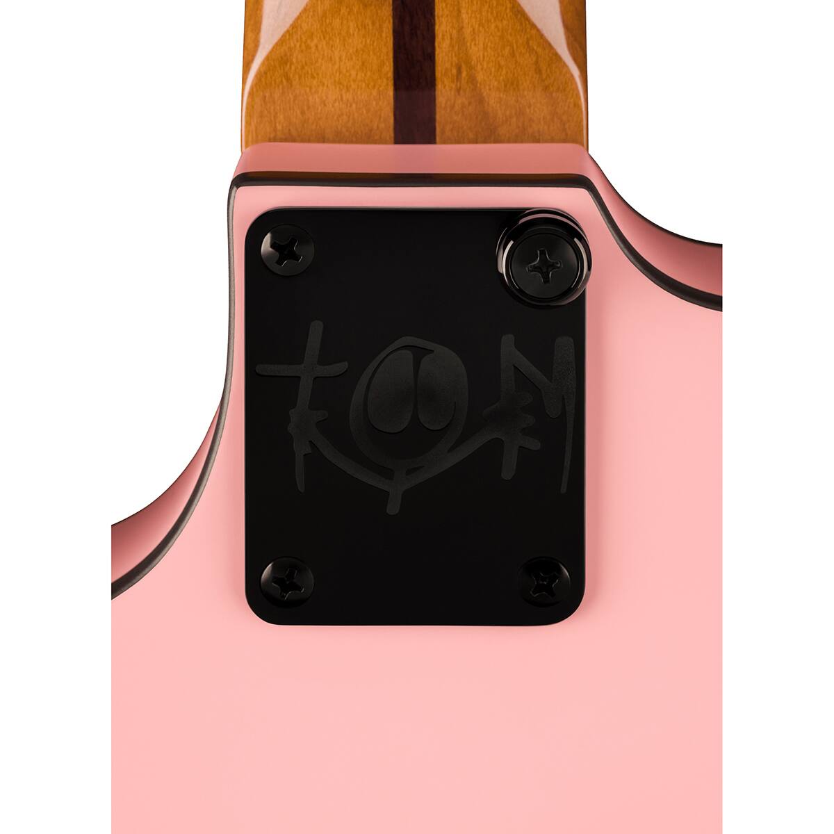 Alt View 3. Fender - Fender Tom DeLonge Signature Starcaster Electric Guitar, Satin Shell Pink.