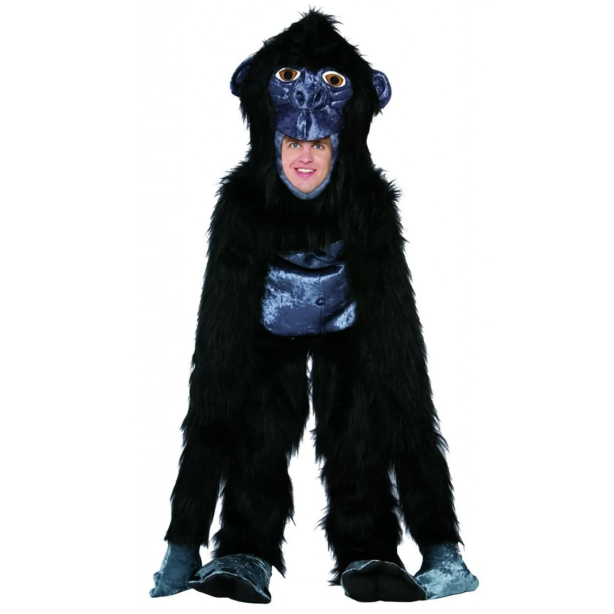 Rasta Imposta - Gorilla Adult Costume | One Size (42-48 Inch Chest) - Black