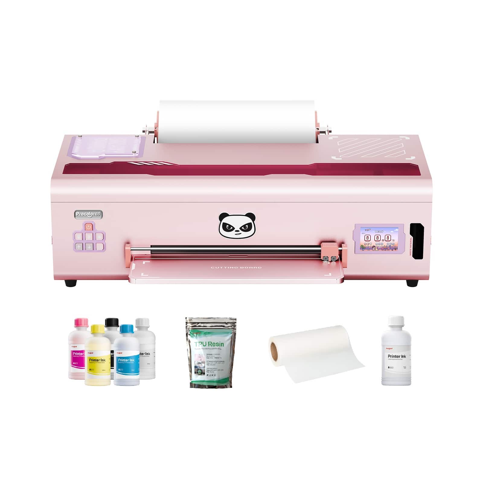 Procolored - K13 Lite A3 DTF Printer, LiteHead Technology, Easy Maintenance for Small Business & Home - Pink
