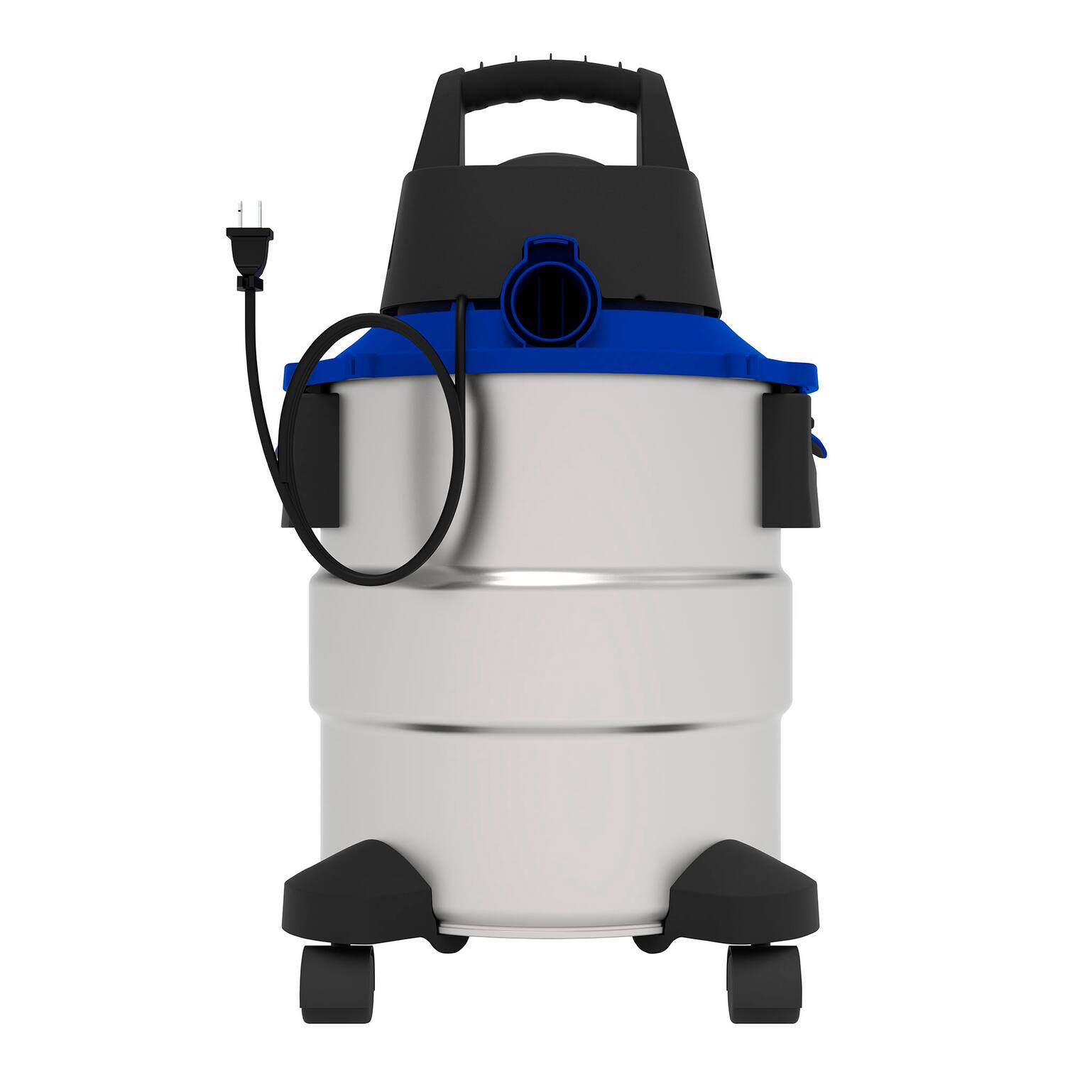 Alt View 7. Koblenz - 6-Gal Portable Wet/Dry Vacuum with Blower WD-6 L212 SS Stainless Steel - Stainless Steel/Blue.