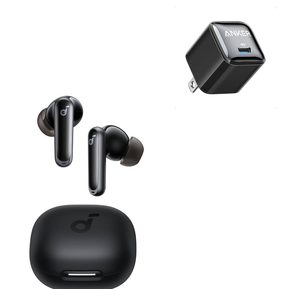 Soundcore - P40i by Anker with USB C Charger Block 20W ，Noise Cancelling Wireless Earbuds, Adaptive Noise Cancelling to Environments - Black price history on PriceWatchPro