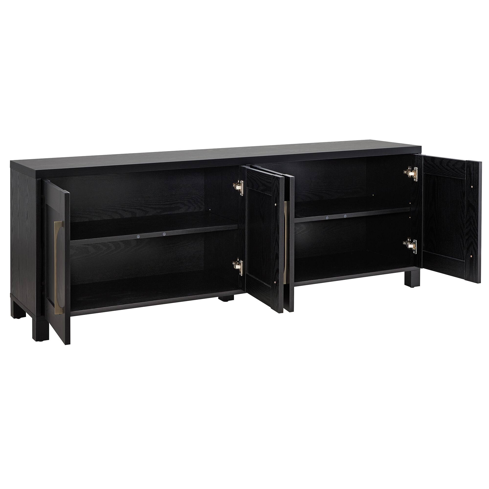 Alt View 15. Camden&Wells - Chabot TV Stand for Most TVs up to 75" - Black Grain.