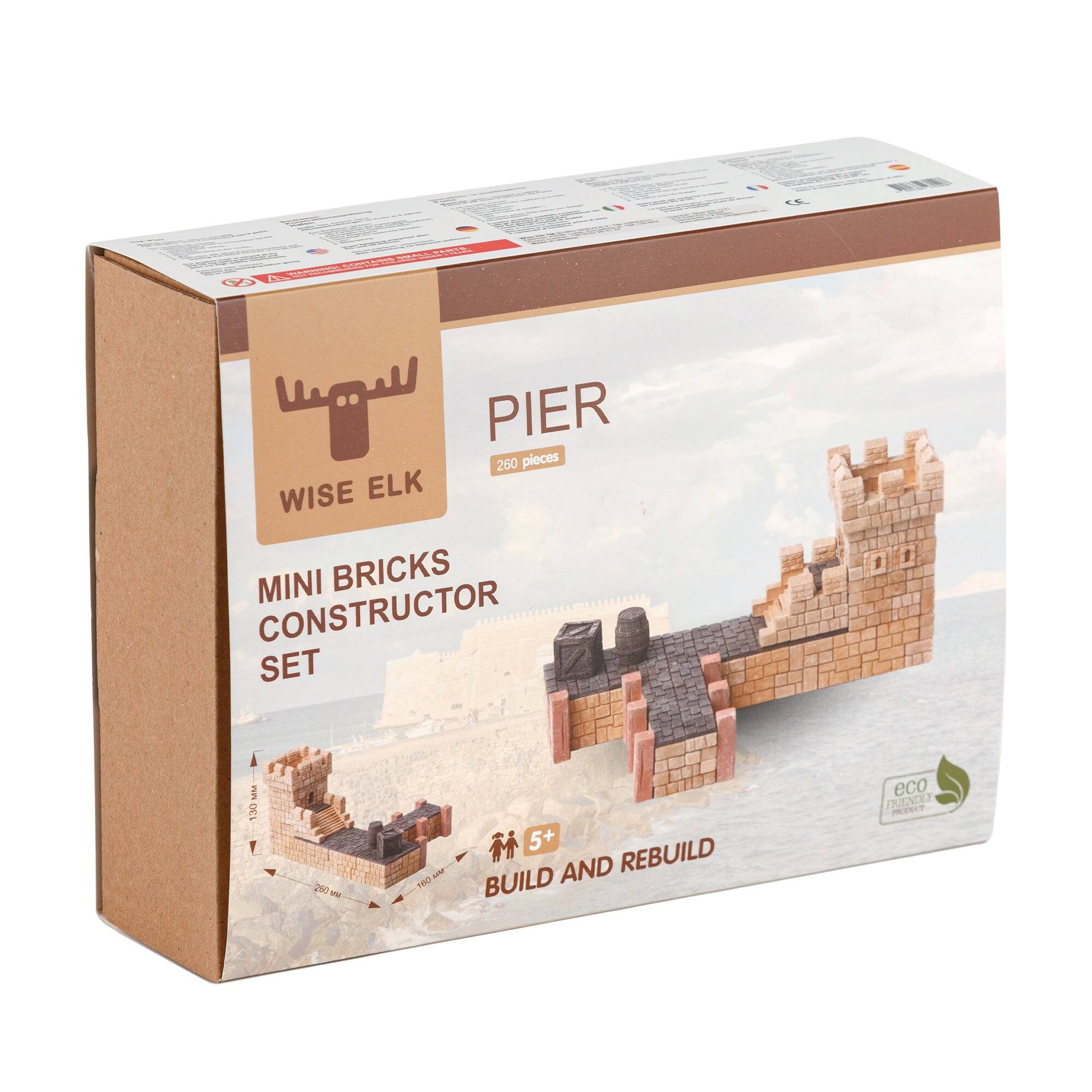 d - PIER 260 pieces WISE ELK MINI BRICKS CONSTRUCTOR SET 5+ BUILD AND REBUILD eco