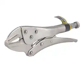 Steel Grip - 10 in. Steel Straight Jaw Locking Pliers