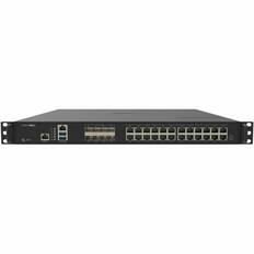 Front. SonicWall - SonicWall NSa 4800 Network Security/Firewall Appliance - Centralized Management - 24 Port - Gigabit Ethernet, 10 Gigabit - Unknown.