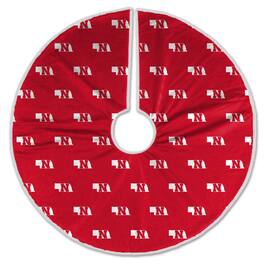 Pegasus - Nebraska Huskers Microplush Christmas Tree Skirt - Multicolor