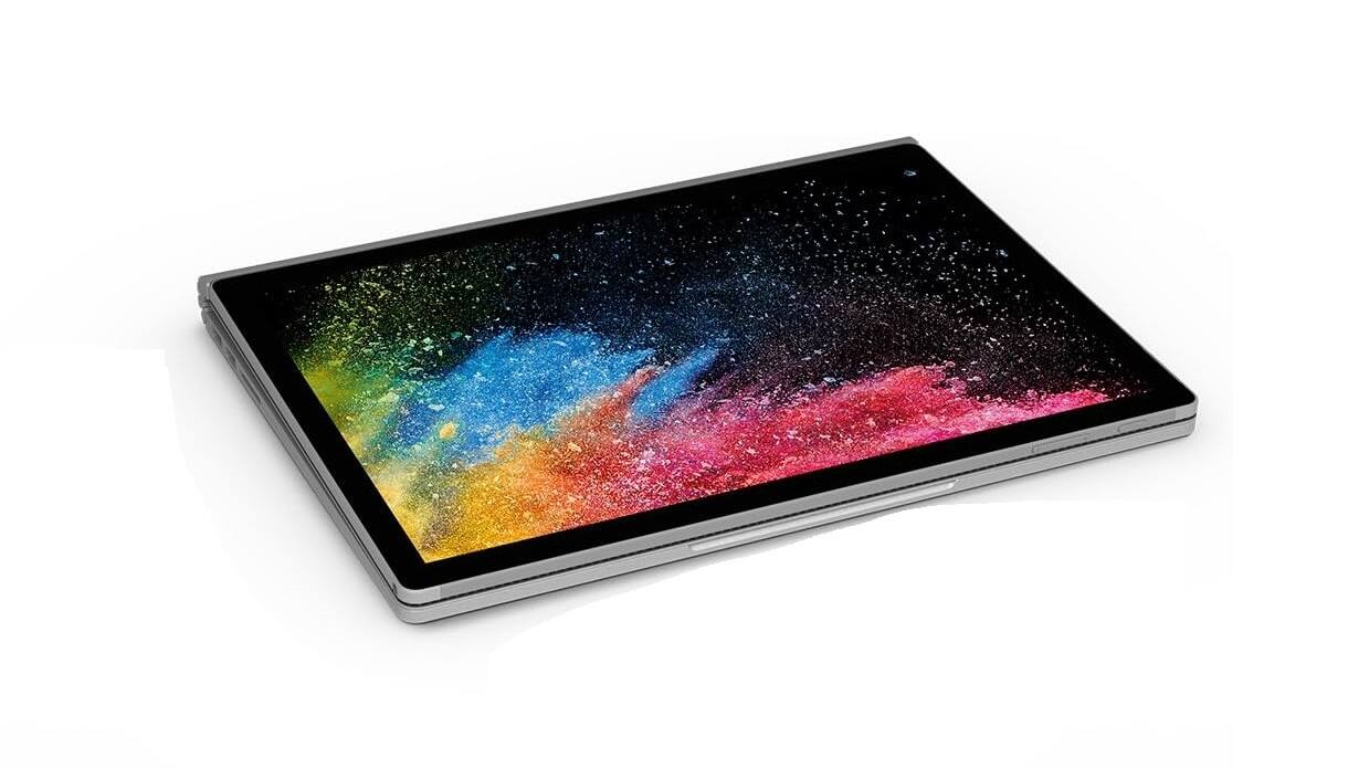 Alt View 3. Microsoft - Surface Book 2 15” PixelSense Touch Intel Core i7-8650U 1.9 GHz up to 4.2 GHz 16GB 256GB SSD GTX 1060 Windows 10 Pro - Silver.