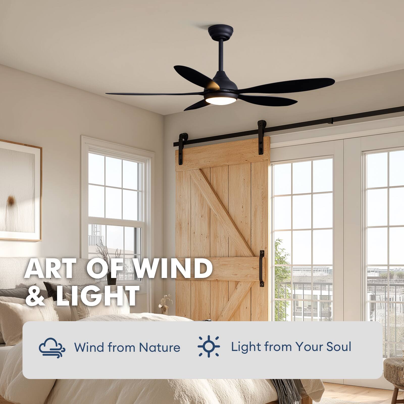 ART OF WIND & LIGHT  
Wind from Nature  
Light from Your Soul