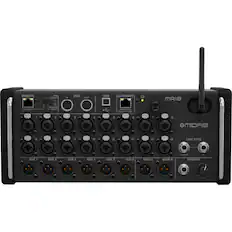 REMOTE WIFI CLIENT IN MIDI OUT USB ULTRANET MR18 ETHERNET ACCESS POINT PERSONAL MONITORING 1 2 3 4 5 6 7 8 MIDAS 9 10 11 12 13 14 15 16 LINE 17/18 L MONO AUX 1 AUX 2 AUX 3 AUX 4 AUX 5 AUX 6 MAIN L MAIN R PHONES MAX