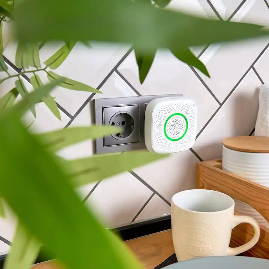 Alt View 4. Shelly - Gas LPG, Wi-Fi Operated Certified Smart Gas Sensor with Sound and Light Alarm.