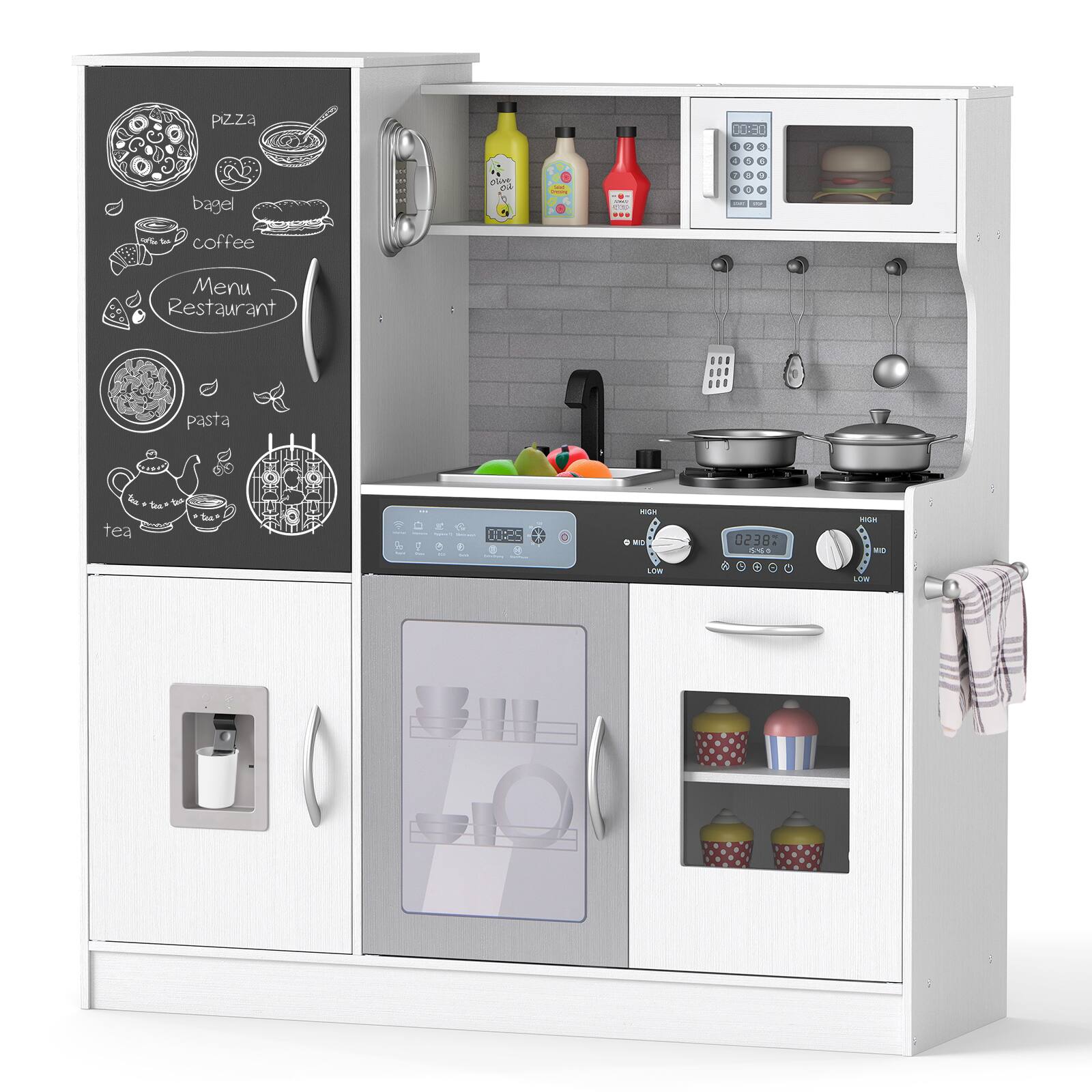 Menu Restaurant  
pizza  
bagel  
coffee  
pasta  
tea  

00:25  
0238: