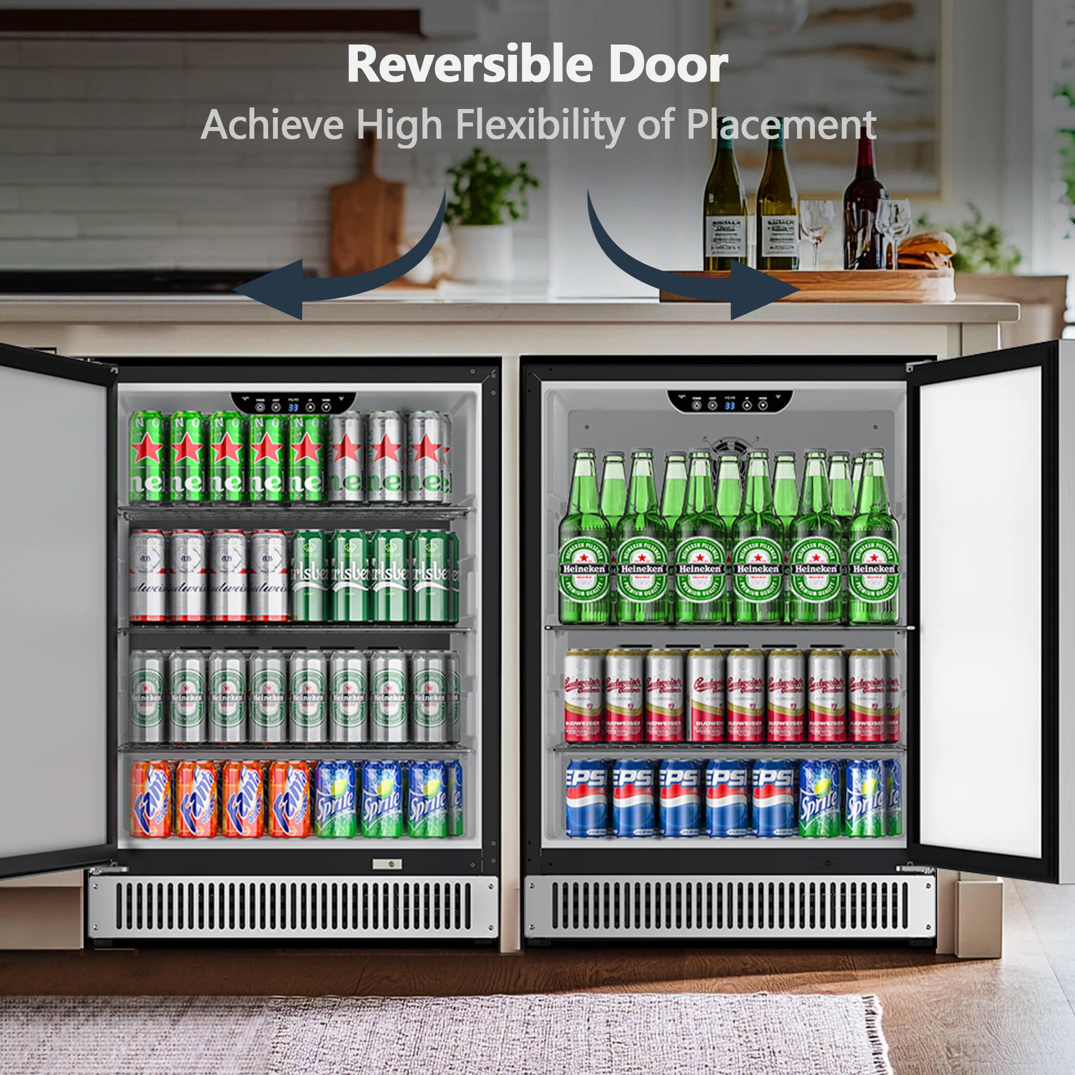 Reversible Door  
Achieve High Flexibility of Placement