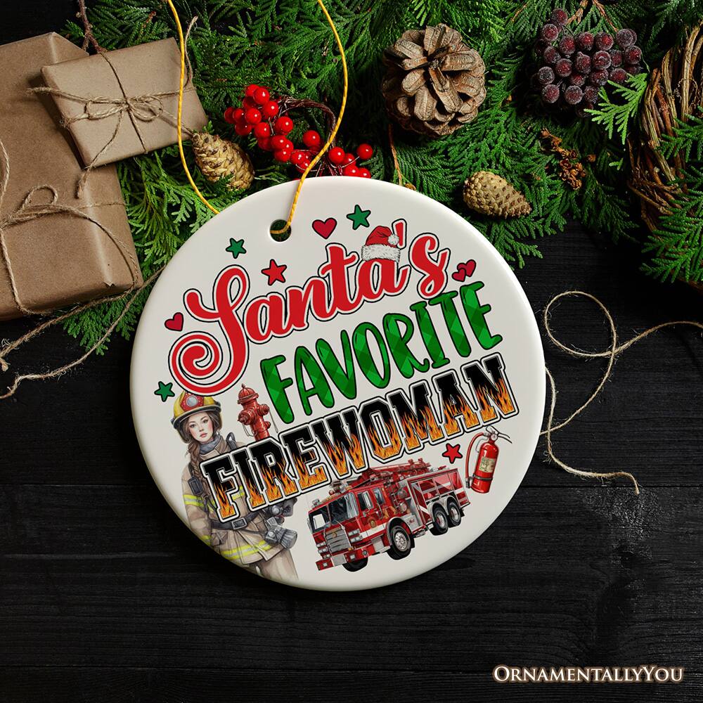 Santa's Favorite Firewoman  
ORNAMENTALLY YOU