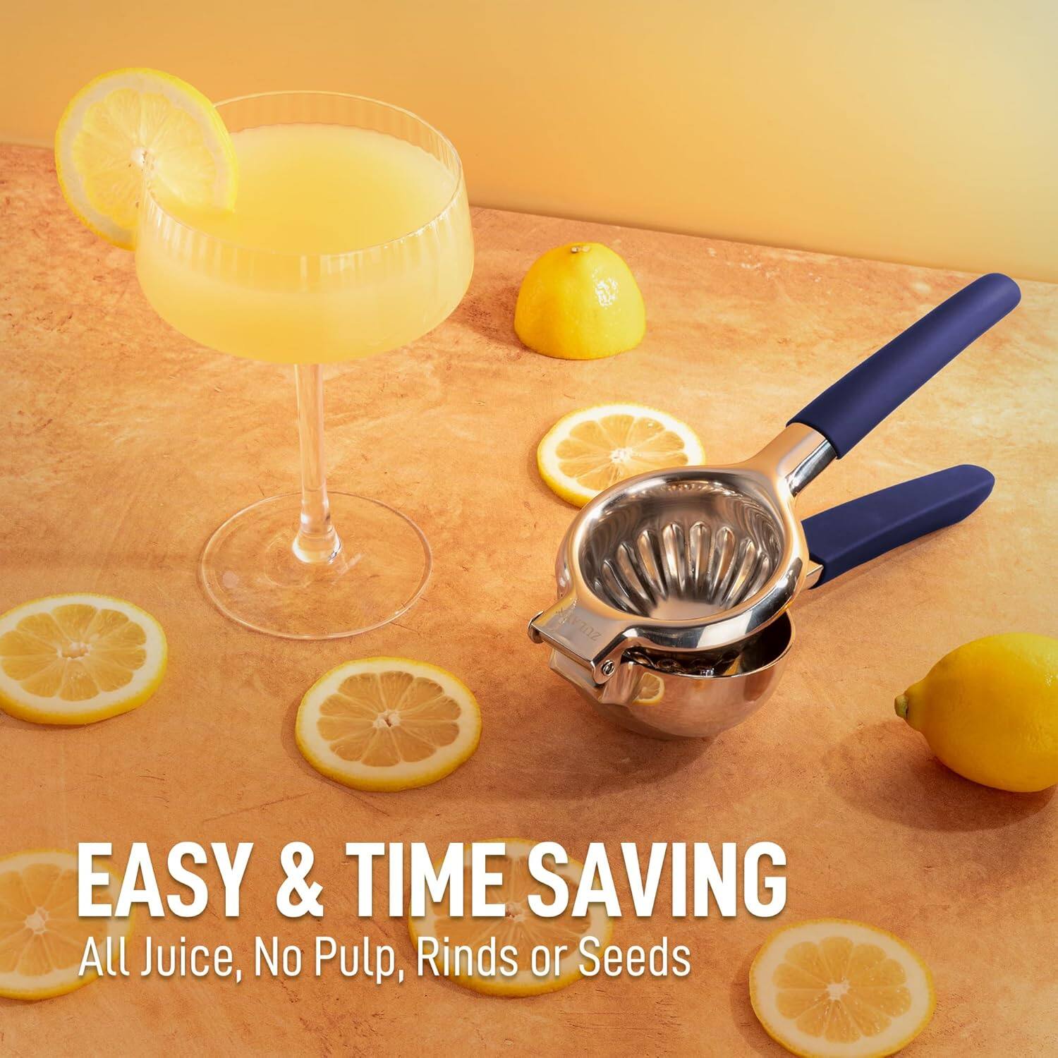 EASY & TIME SAVING
All Juice, No Pulp, Rinds or Seeds