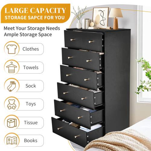 LARGE CAPACITY STORAGE SPACE FOR YOU  
Meet Your Storage Needs  
Ample Storage Space  

- Clothes  
- Towels  
- Socks  
- Toys  
- Tissue  
- Books