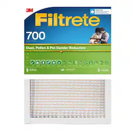 Filtrete - 16 in. W X 20 in. H X 1 in. D Polypropylene 700 MPR Pleated Air Filter 1 pk