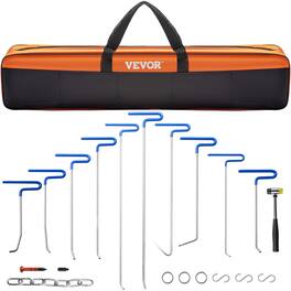 VEVOR - Rods Dent Removal Kit, 20 Pcs Paintless Dent Repair Rods, Stainless Steel Dent Rods, Whale Tail Dent Repair Tools