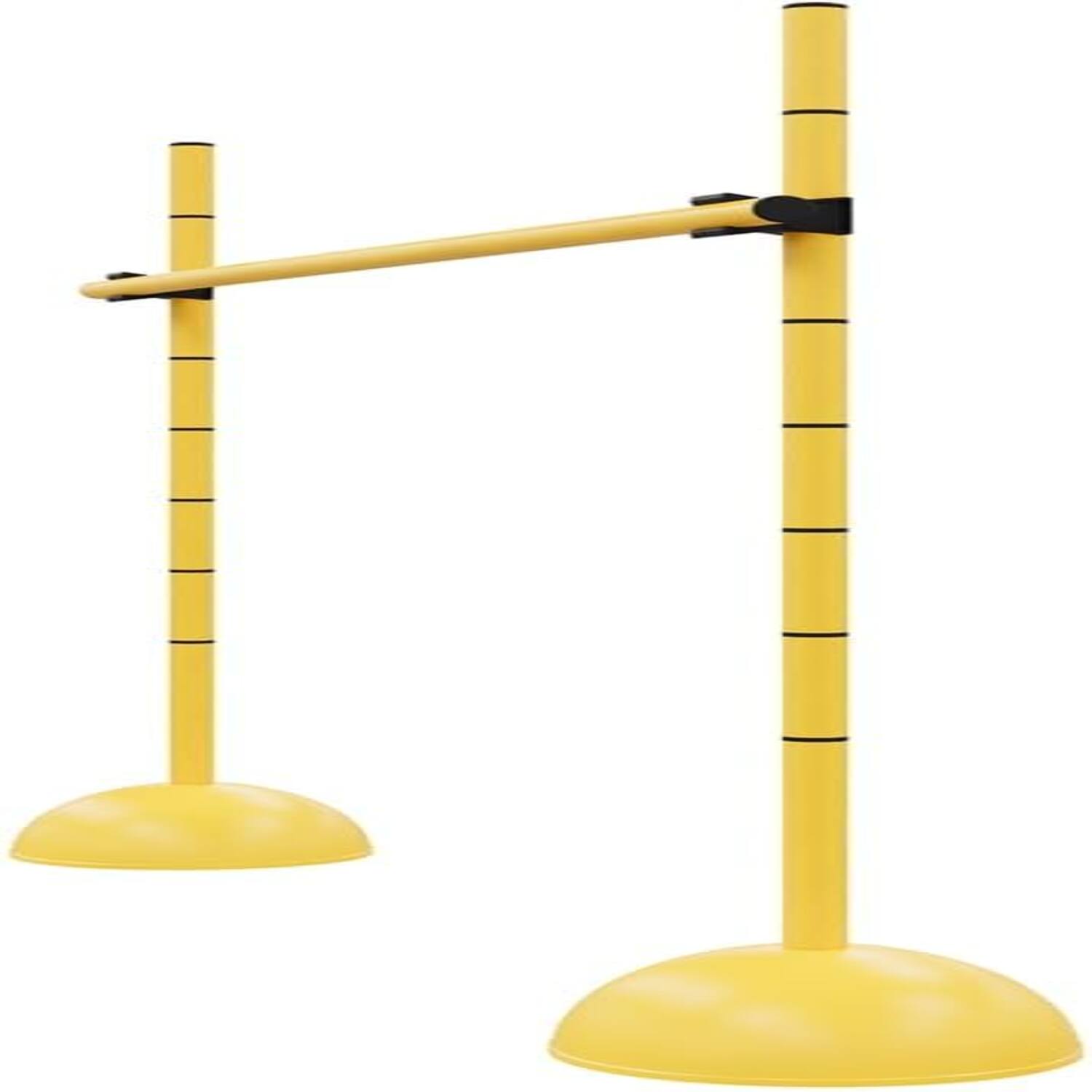 Alt View 2. Power Systems - Adjustable Plyo Hurdles Set of 4 – Training Hurdles for Agility & Speed - Yellow/Black.