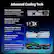 Advanced Cooling Tech
- Open aluminum backplate improves ventilation for better performance and stability.
- Stealth Mode stops fans when GPU temperature falls below 50°C.
- Advanced Vapor Chamber for blazing fast, sustained performance.
- Ultra-dense heat fins to maximize heat dissipation.
- Improved Axial-Fans Dual-ball bearings and redesigned blades push up to 15% more airflow.
PNY GEFORCE RTX 5080