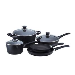 Scanpan - Classic 8 Piece Nonstick Cookware Set - Black