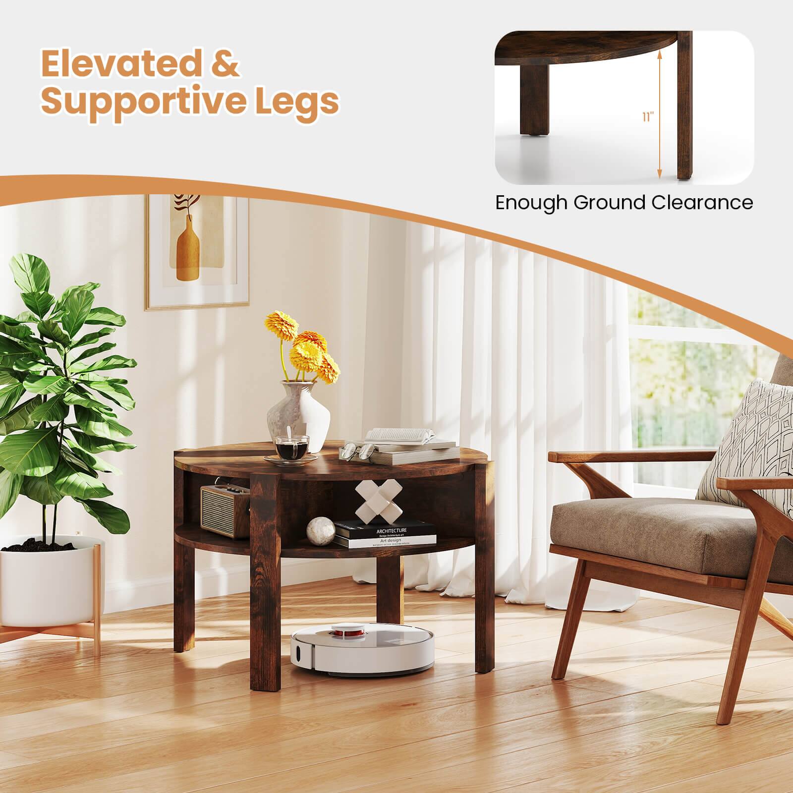 Elevated & Supportive Legs

Enough Ground Clearance