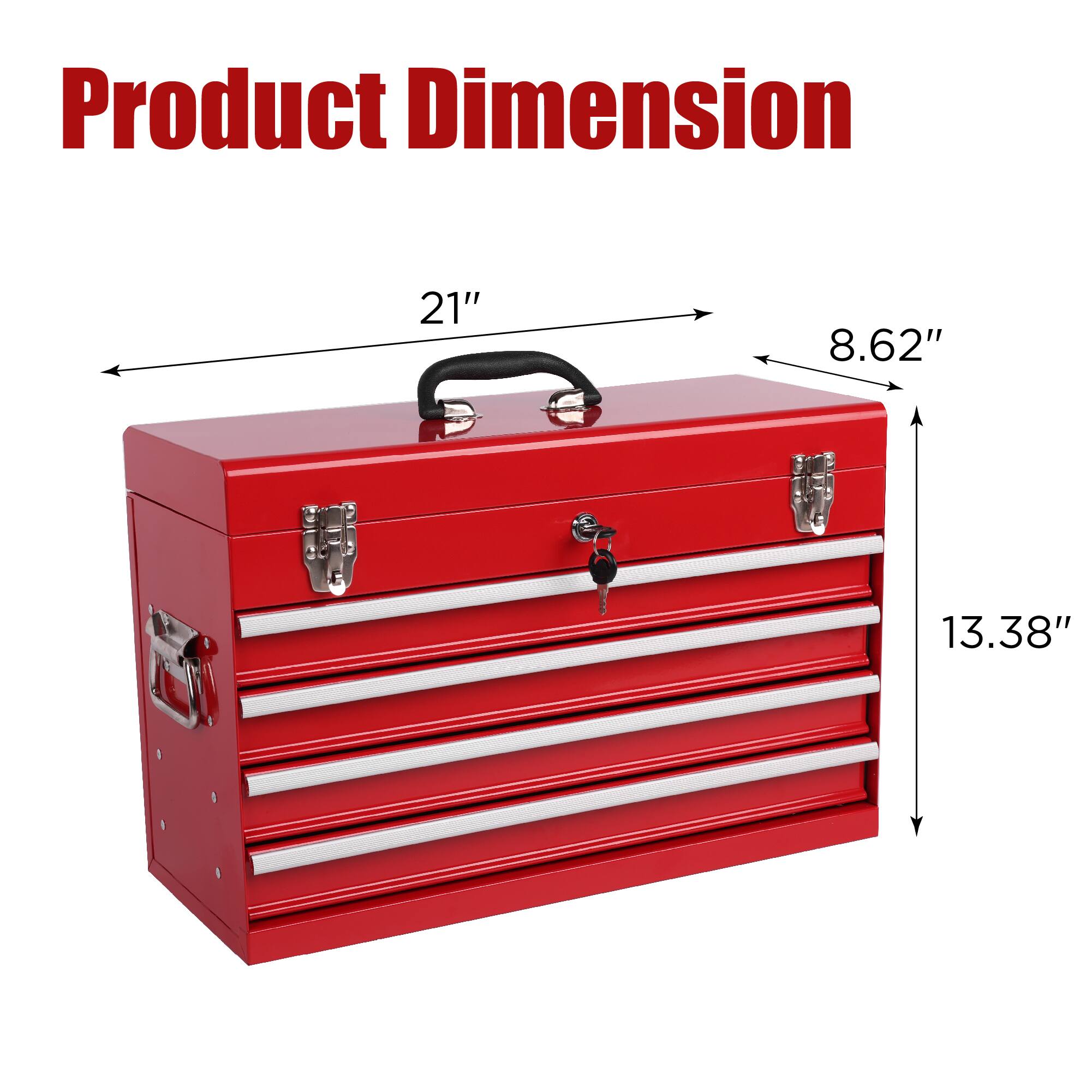 Product Dimension 21" 8.62" 13.38"