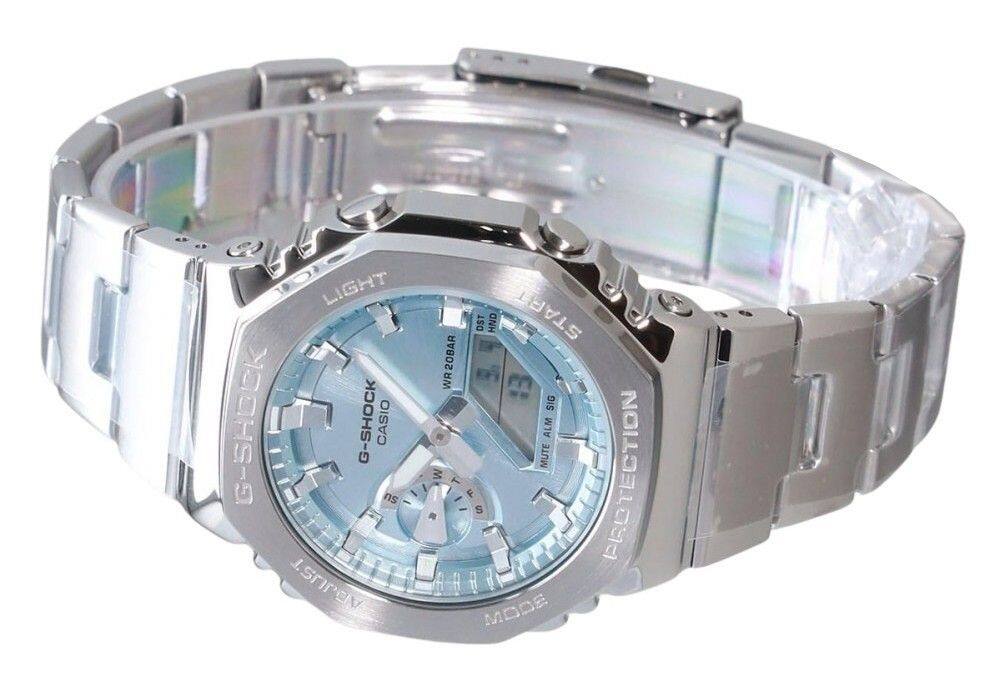 LIGHT  
DST HND  
STARLT  
WR20BAR  
SIG  
G-SHOCK  
G-SHOCK  
CASIO  
MUTE ALM  
PROTECTION  
T  
F  
S  
ABJUST MODE