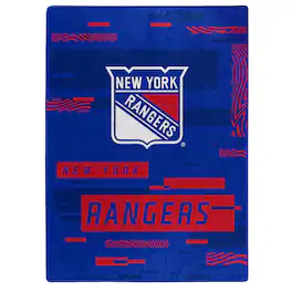 Northwest - New York Rangers 50" x 60" Digitize Raschel Throw Blanket - Blue