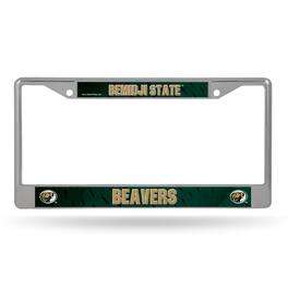 Rico Industries - Bemidji State Beavers Chrome Metal License Plate Frame - Multi