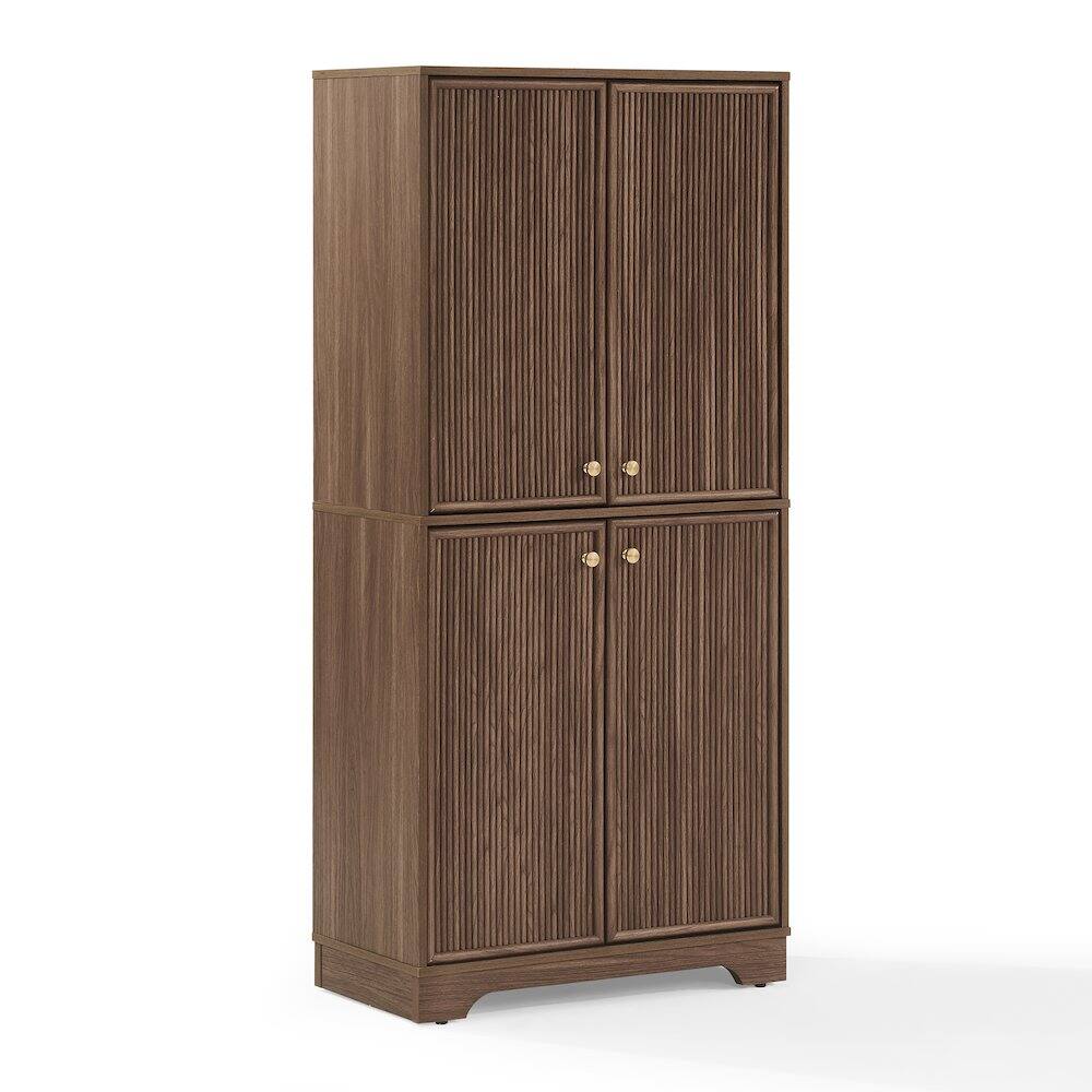 Alt View 2. Crosley Furniture - Naomi Kitchen Storage Pantry - Walnut.