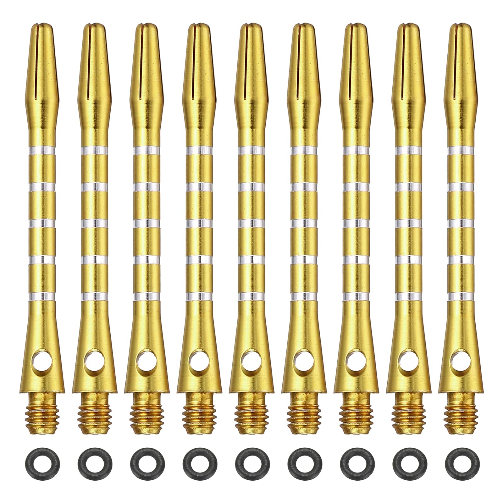 Unique Bargains - Dart Shafts for Steel Tip, Medium 2BA Thread Aluminum Shaft Set, 48mm & 11 Set - Fits Darts Training/Sharpener - Gold price history on PriceWatchPro