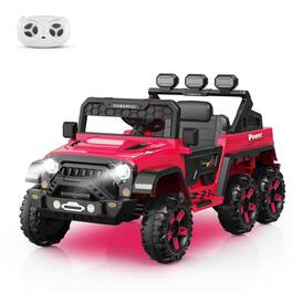 GARVEE - 24V Power Wheels for Kids, Safety Truck, Remote Control, 6 Wheels