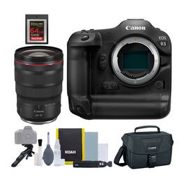 Canon - EOS R3 Mirrorless Camera Body with RF 24-70mm f/2.8L IS USM Lens Bundle