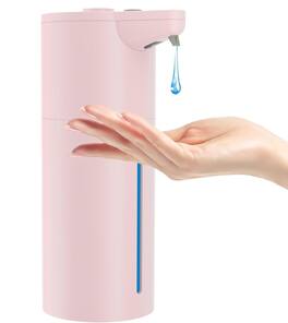 FINEAK - Hands-Free Modern Soap Dispenser Long Battery Life Toddler-Friendly Pink - Matte Pink