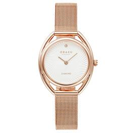 Obaku - Women's Juvel Dial Watch - V286LXVIMV - White
