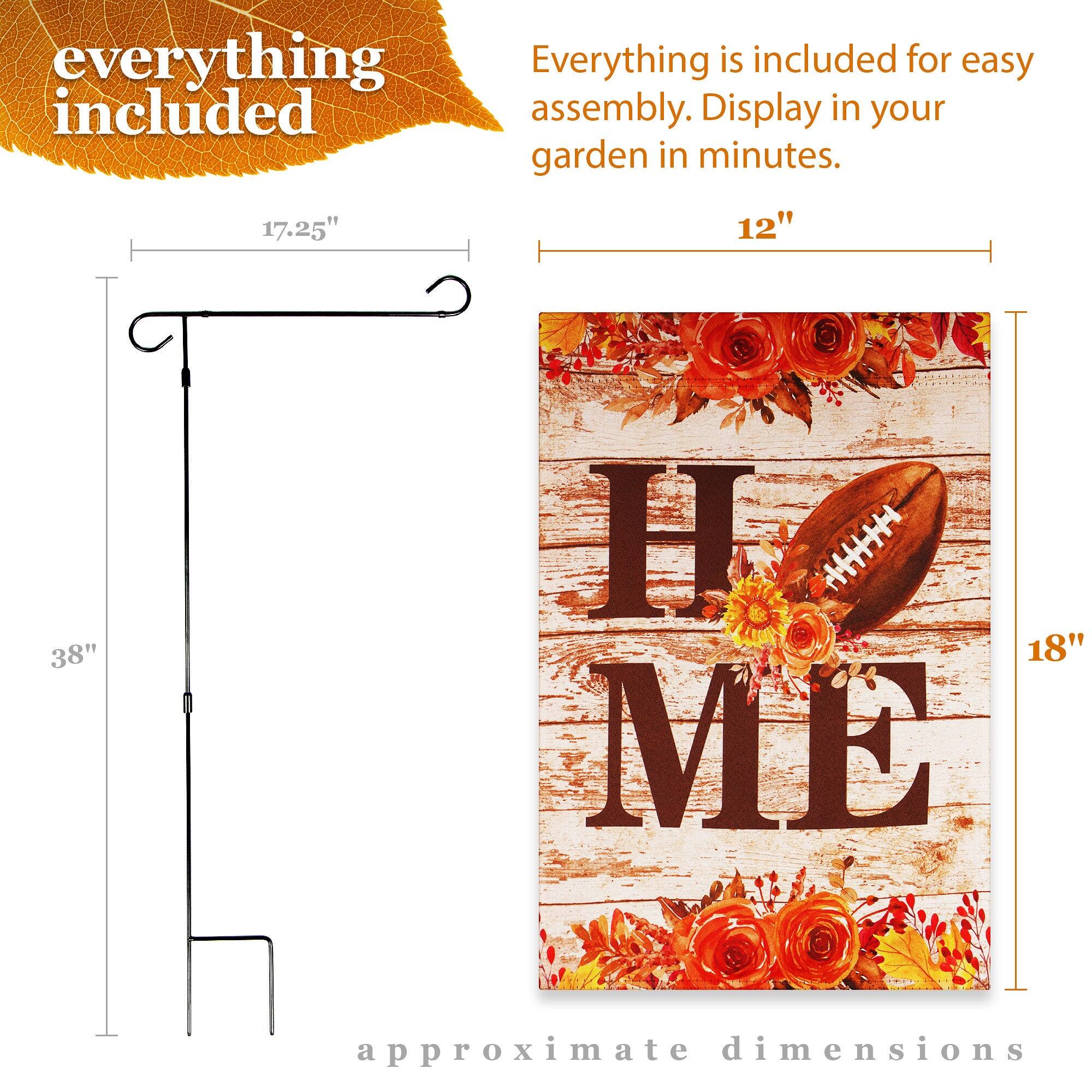 Everything is included for easy assembly. Display in your garden in minutes.

17.25" 12" 38" H 18" ME approximate dimensions