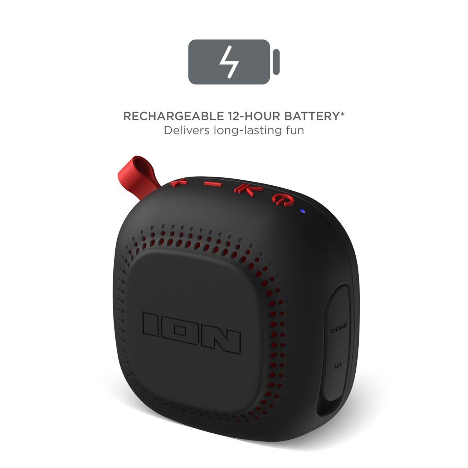 RECHARGEABLE 12-HOUR BATTERY*  
Delivers long-lasting fun