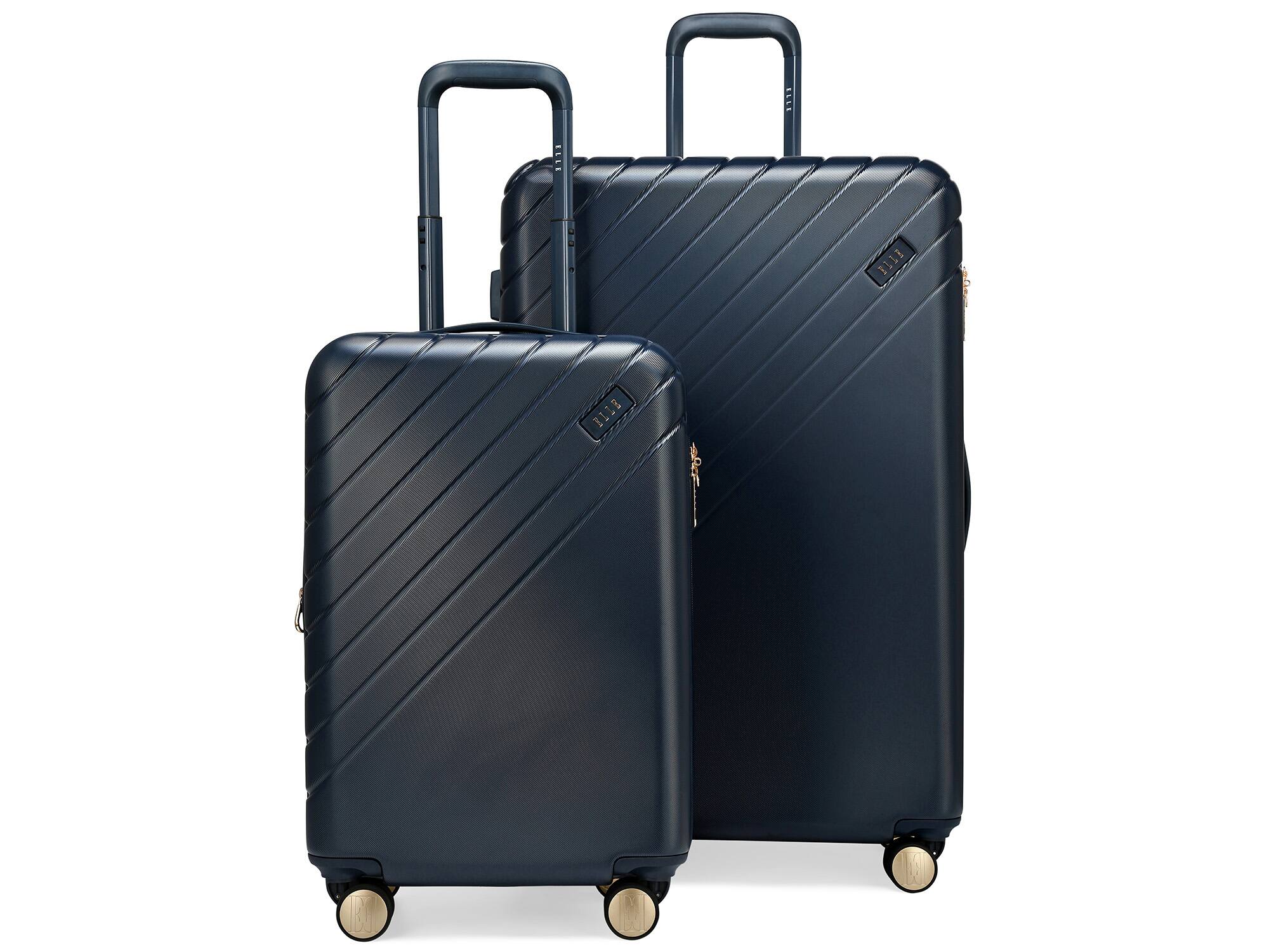 Elle Louvre 2 Piece Expandable Polycarbonate Spinner Luggage Set
