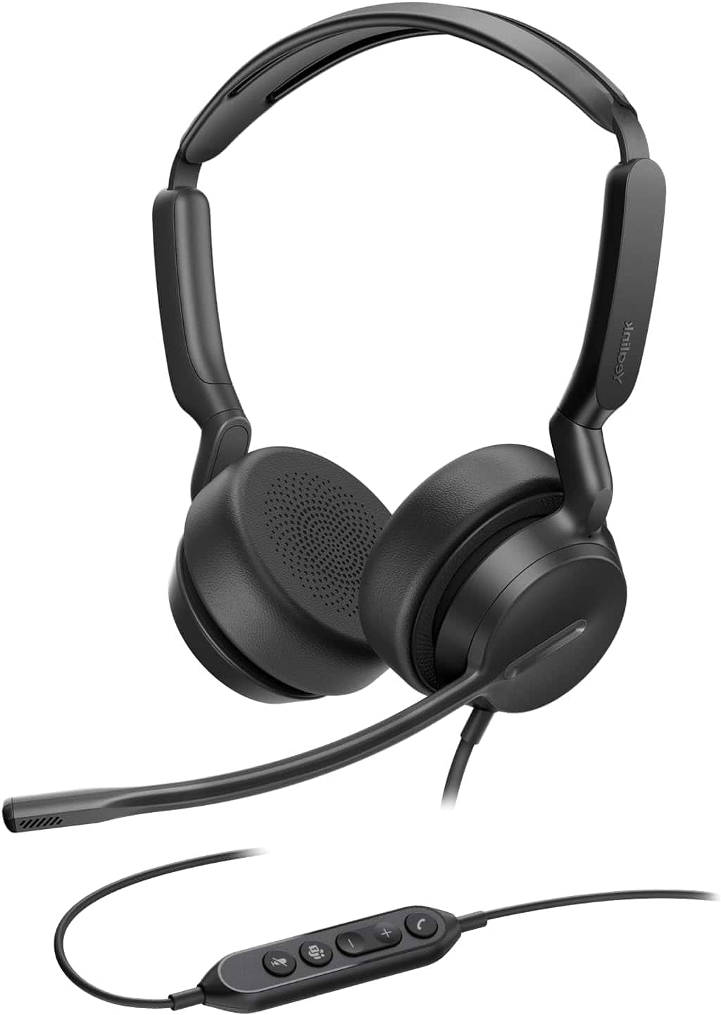 Yealink - UH42 USB-A Headset with Microphone for PC Computer, Wired Headset Teams Certified, Noise Cancelling Mic