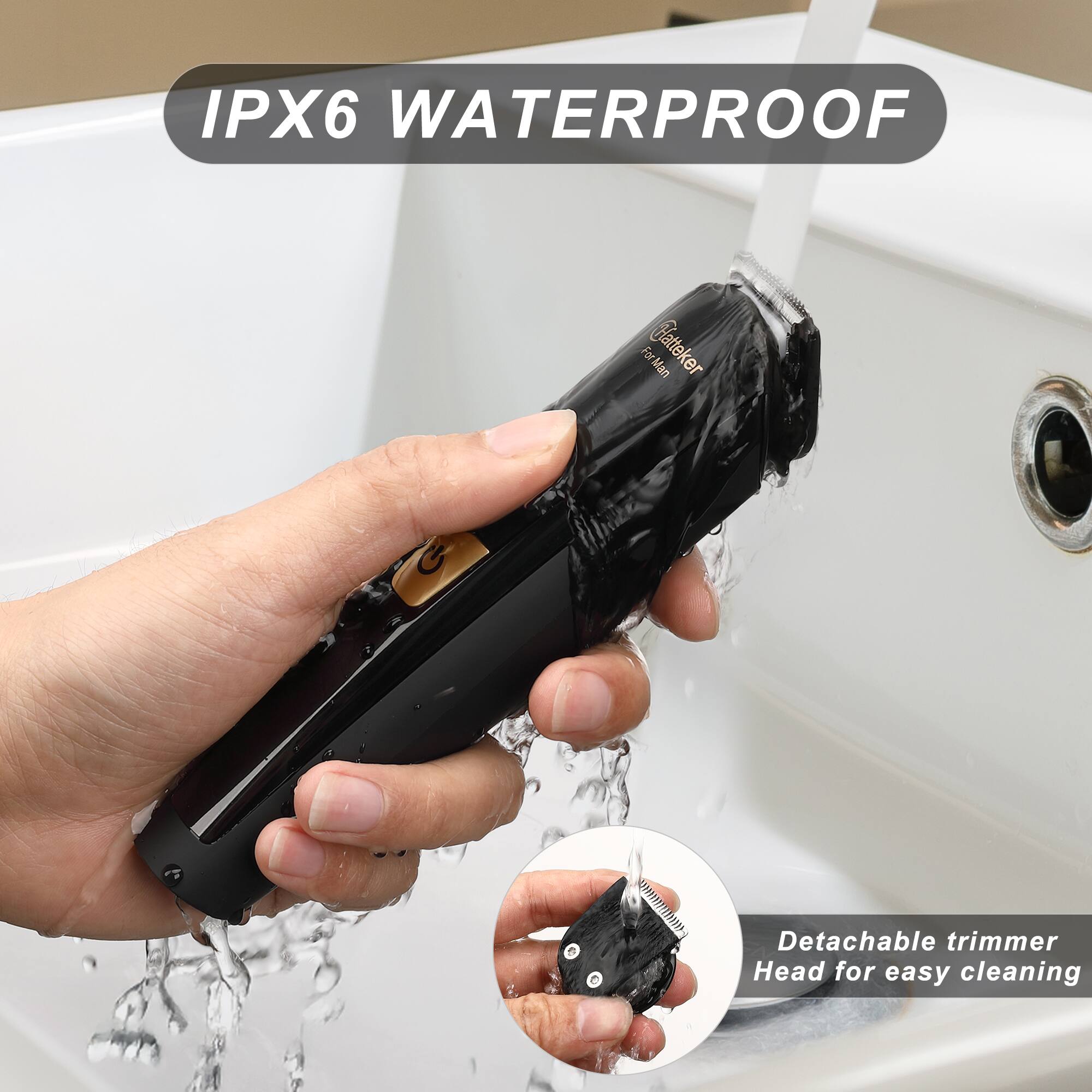 IPX6 WATERPROOF

For Man Hatteker

0

Detachable trimmer Head for easy cleaning