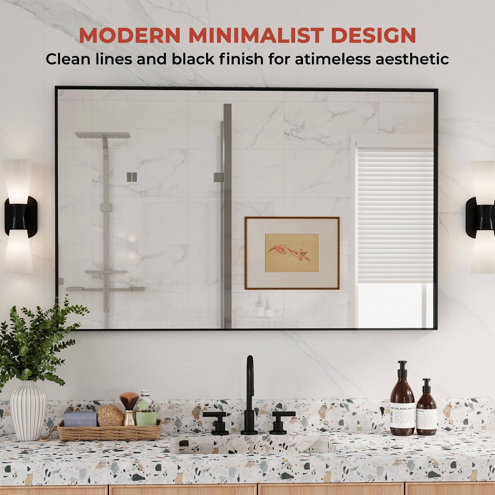 MODERN MINIMALIST DESIGN  
Clean lines and black finish for a timeless aesthetic