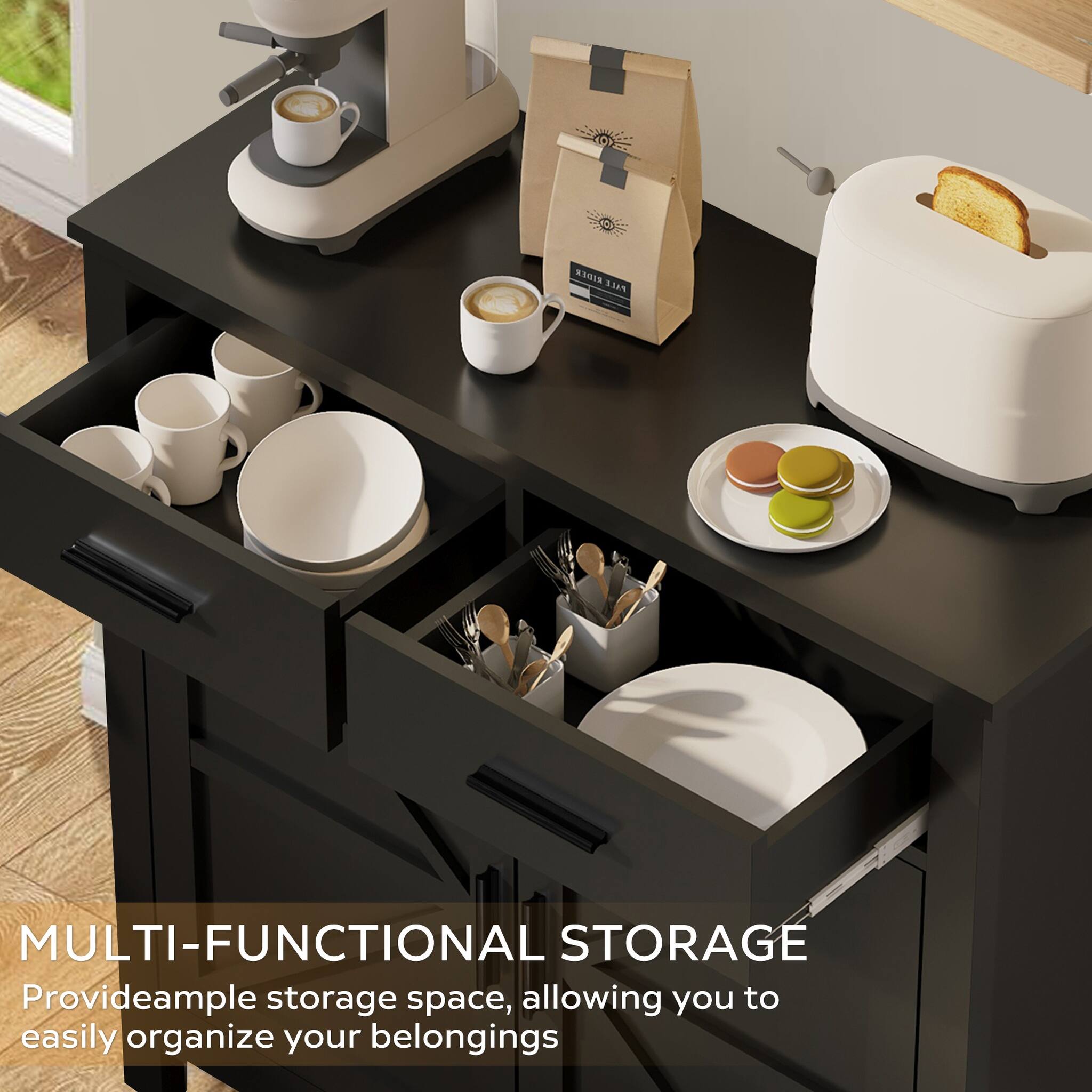 RIDER PALE

MULTI-FUNCTIONAL STORAGE  
Provide ample storage space, allowing you to easily organize your belongings
