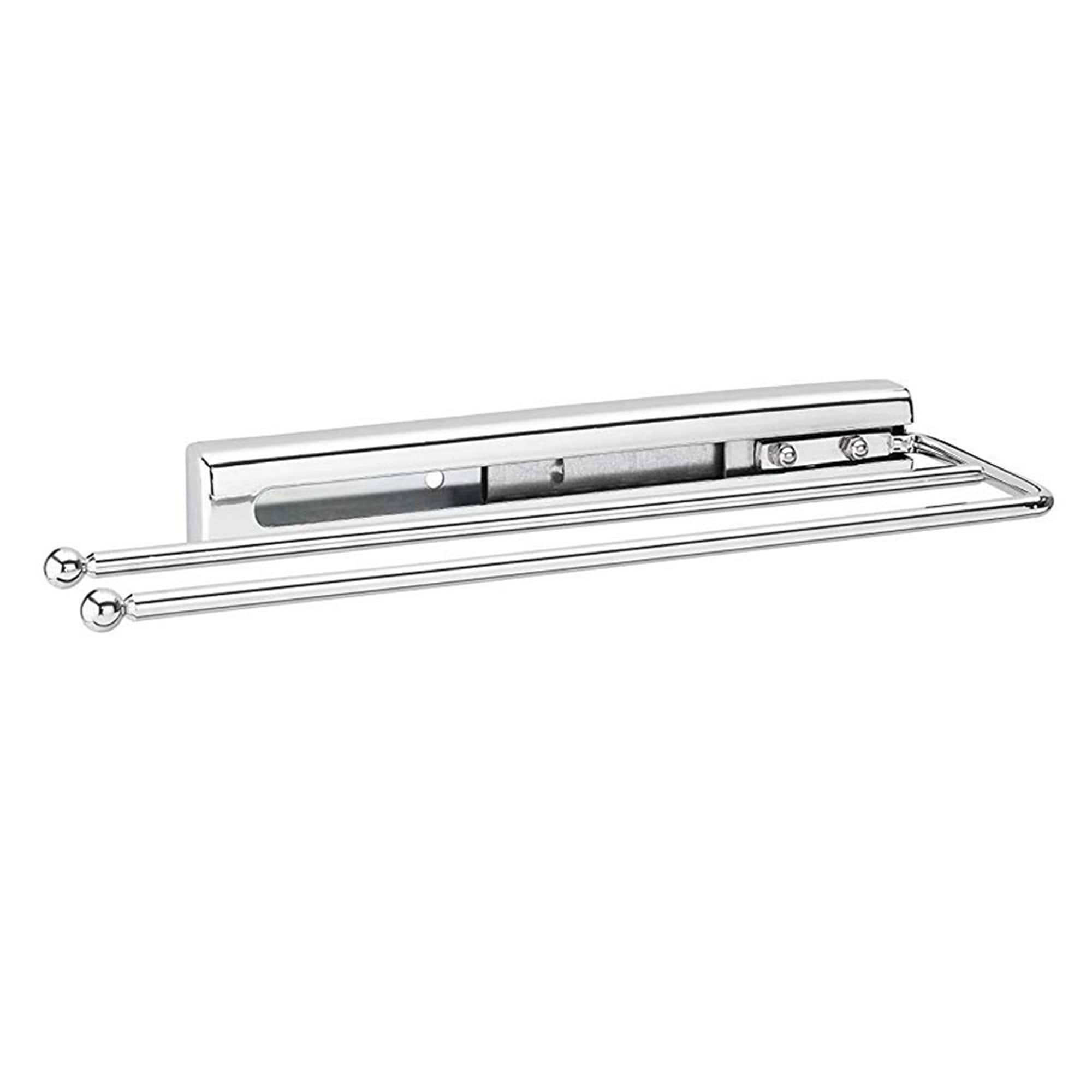 Rev-A-Shelf - Pullout Dish Towel Bar Under Kitchen Cabinet, Chrome, 563-51-C - White