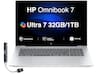 HP - Upgraded - Omnibook 7 Laptop 17.3 FHD Display (Ultra 7-258V, 32GB, 1TB SSD, Intel Arc 140V, Win 11 Pro) w/USB Hub - Silver