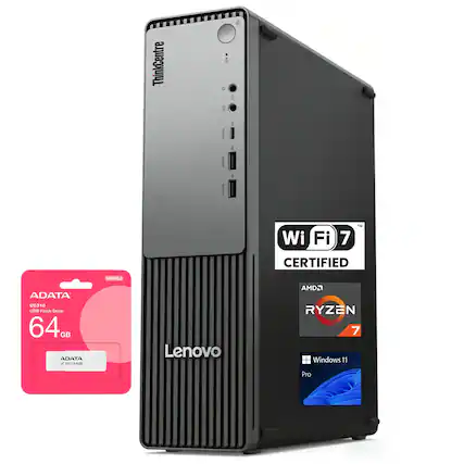 ThinkCentre i g SE 1 Wi-Fi 7 IN CERTIFIED LH 3.2 ADATA UC310 UNH Flash Drive 64 GB ADATA DIEJU 6458 Lenovo AMD Ryzen 7 Windows 11 Pro