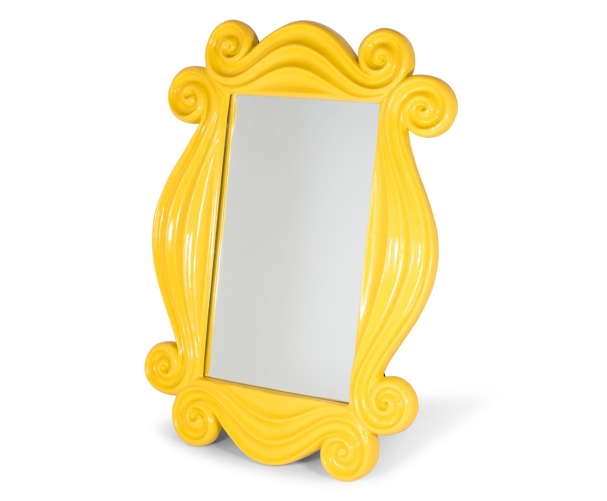 Alt View 1. Ukonic - Friends TV Show Yellow Peephole Frame Door Mirror Replica | 15 x 11 Inches - Yellow.