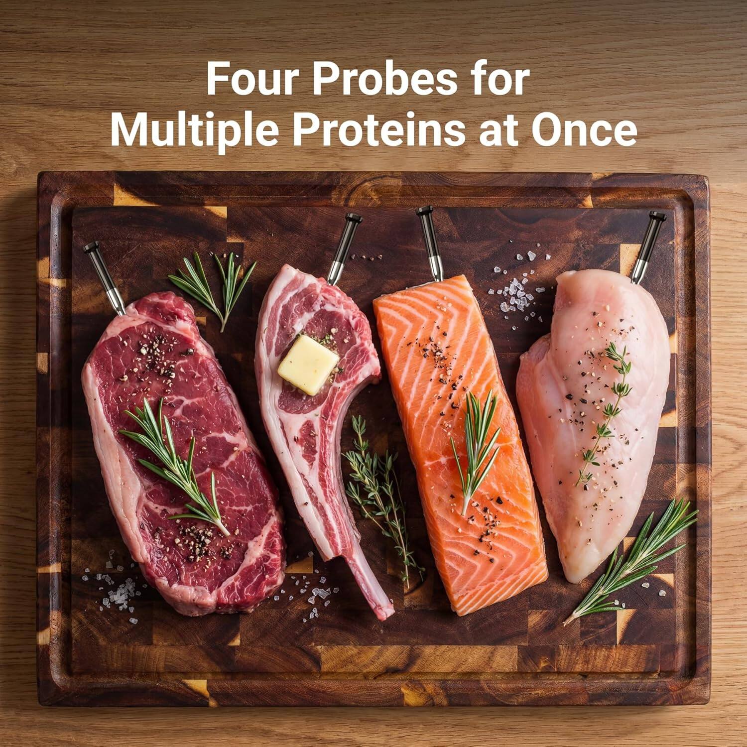 Four Probes for Multiple Proteins at Once