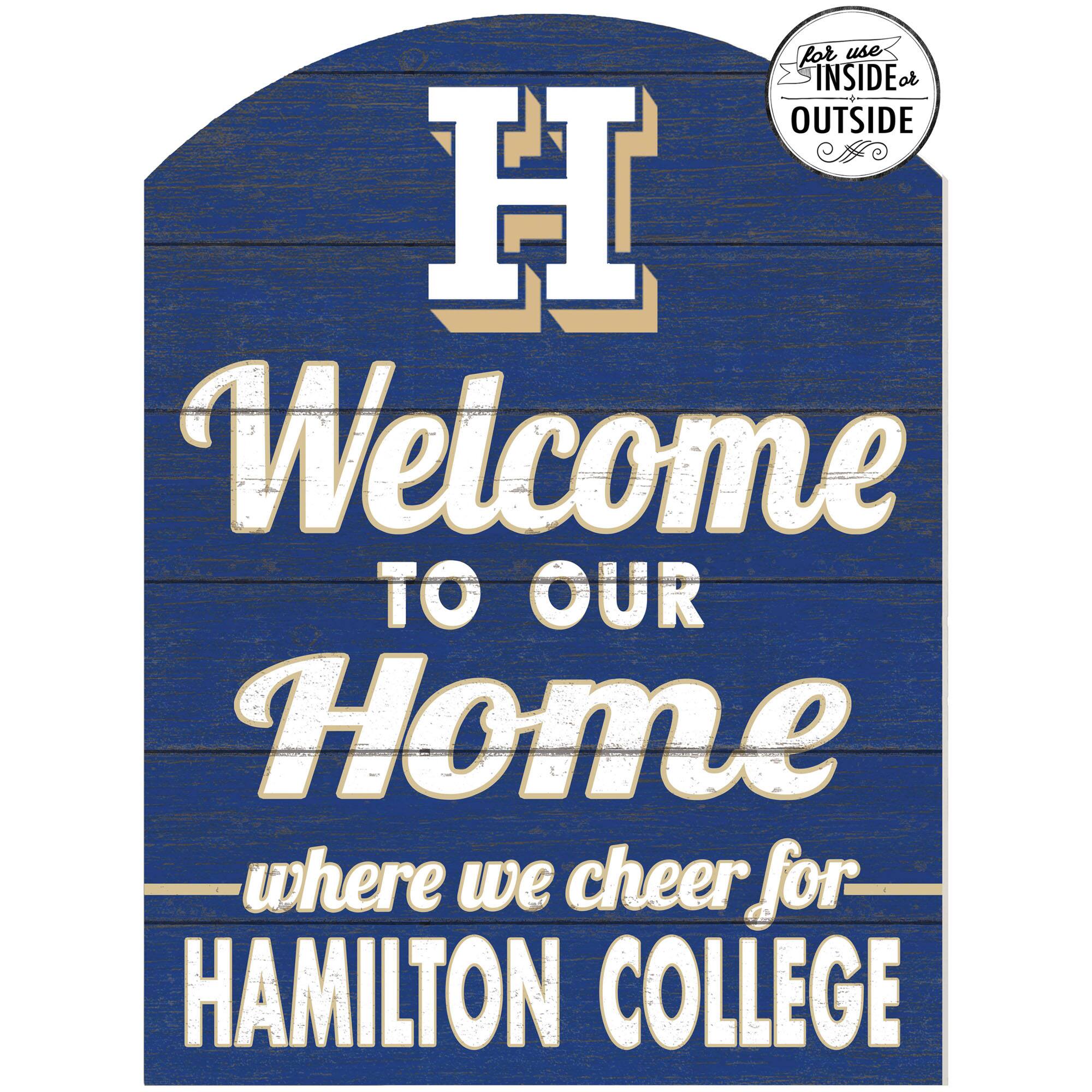 Blue Hamilton Continentals 16'' x 22'' Marquee Sign