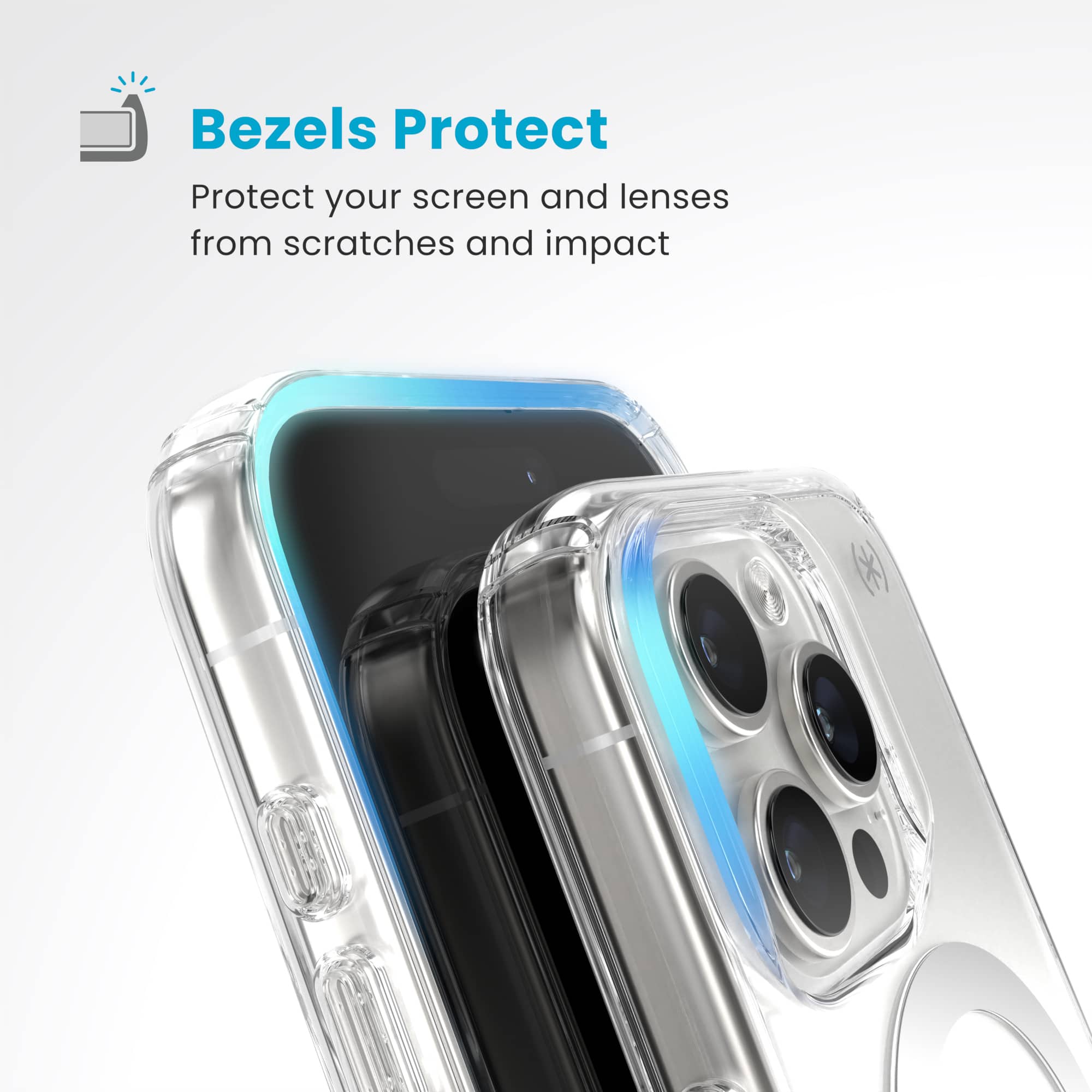Protect your screen and lenses from scratches and impact.