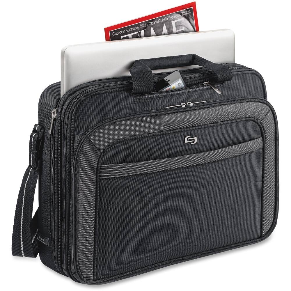 Alt View 19. Solo New York - Empire Briefcase for 17" Laptop - Black.